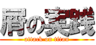 屑の実践 (attack on titan)