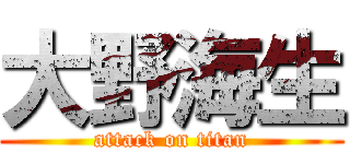 大野海生 (attack on titan)