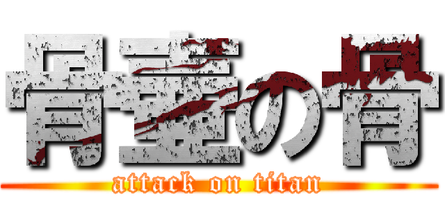 骨壷の骨 (attack on titan)