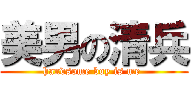 美男の清兵 (handsome boy is me )
