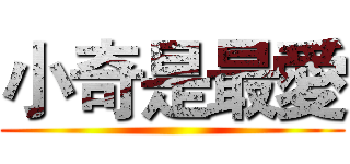 小奇是最愛 ()