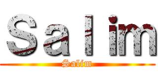 Ｓａｌｉｍ (Salim)
