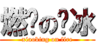 燃烧の晓冰 (xiaobing on fire)