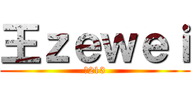 王ｚｅｗｅｉ (真213)