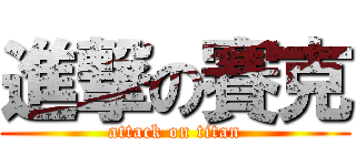 進撃の賽克 (attack on titan)