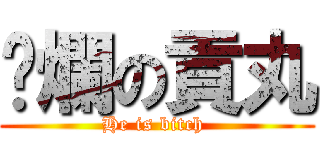 噁爛の貢丸 (He is bitch )