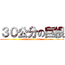 ３０公分の巨根 (30 cm on dick)