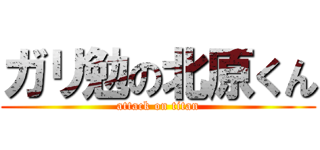 ガリ勉の北原くん (attack on titan)
