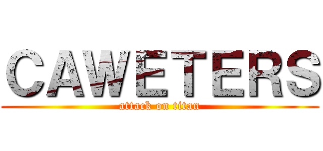 ＣＡＷＥＴＥＲＳ (attack on titan)