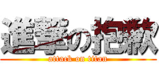 進撃の抱歉 (attack on titan)