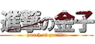 進撃の金子 (punch of gorilla)