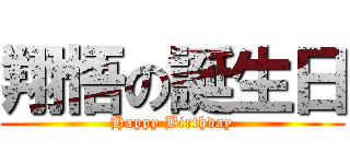 翔悟の誕生日 (Happy Birthday)