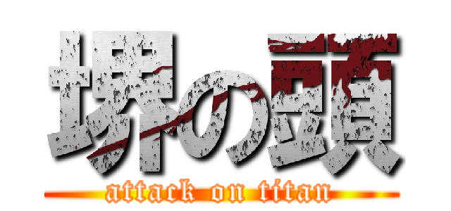 堺の頭 (attack on titan)