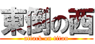 東倒の西 (attack on titan)