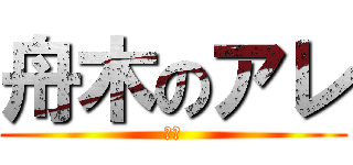 舟木のアレ (あは)