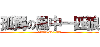 孤獨の風中一匹狼 (attack on titan)