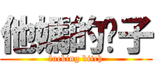 他媽的婊子 (fucking bitch)