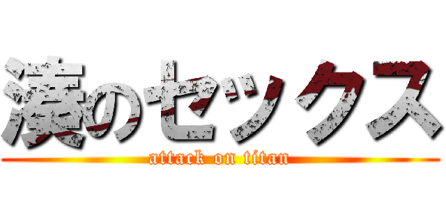 湊のセックス (attack on titan)