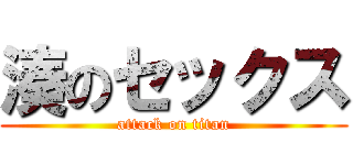 湊のセックス (attack on titan)