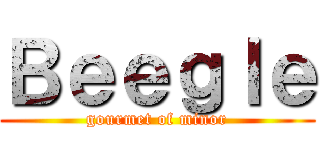 Ｂｅｅｇｌｅ (gourmet of minor)
