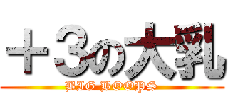 ＋３の大乳 (BIG BOOPS)