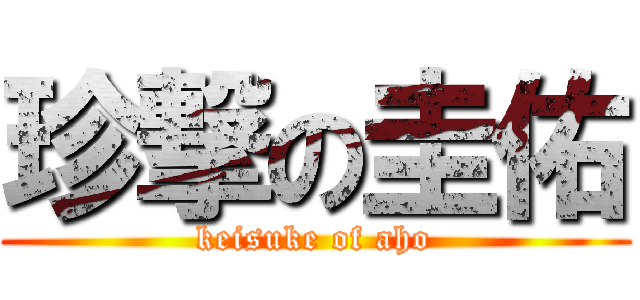 珍撃の圭佑 (keisuke of aho)