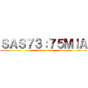 ＳＡＳ７３：７５ＭＩＡ (attack on titan)