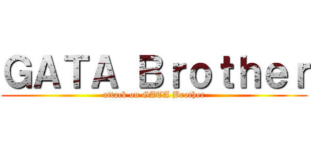 ＧＡＴＡ Ｂｒｏｔｈｅｒ (attack on GATA Brother)