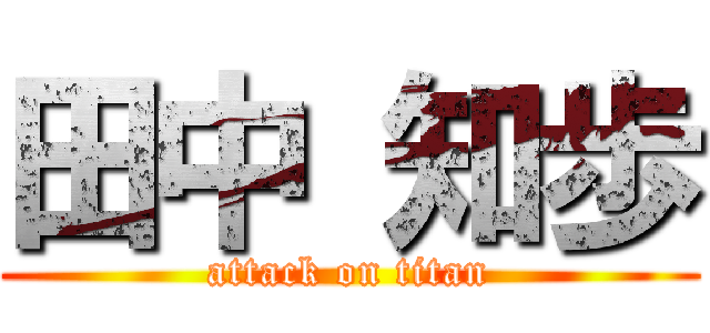 田中 知歩 (attack on titan)