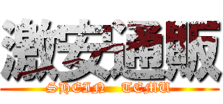 激安通販 (SHEIN   TEMU)