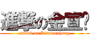 進撃の金宣澒 (attack on Kimseonhong)
