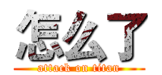 怎么了 (attack on titan)