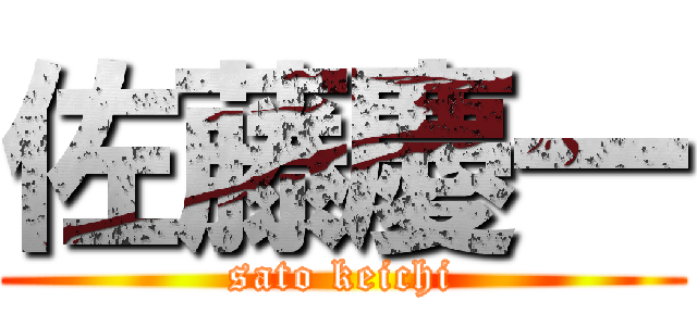 佐藤慶一 (sato keichi)