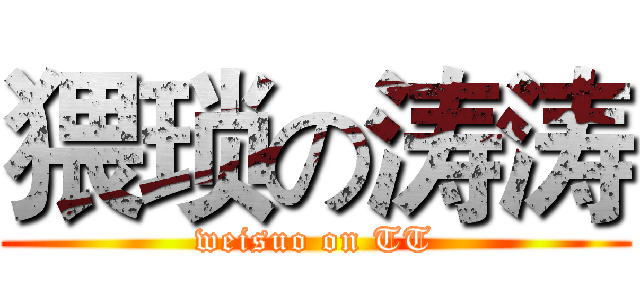 猥琐の涛涛 (weisuo on TT)