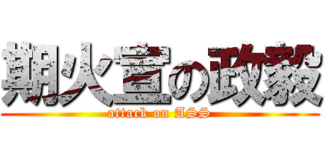 期火宣の政毅 (attack on ASS)