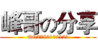 峰哥の分享 (QQ2780102121)