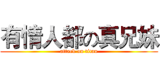 有情人都の真兄妹 (attack on titan)