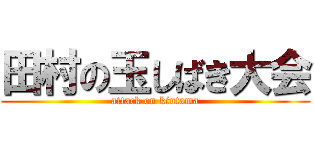 田村の玉しばき大会 (attack on kintama)