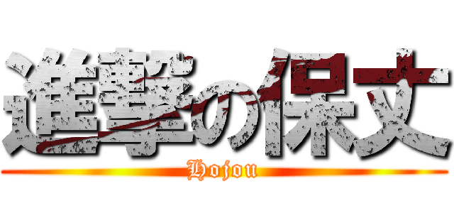 進撃の保丈 (Hojou)