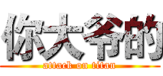 你大爷的 (attack on titan)