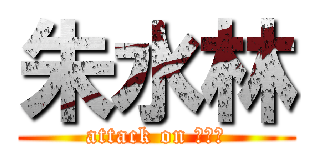 朱水林 (attack on 朱水林)