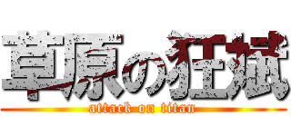 草原の狂斌 (attack on titan)