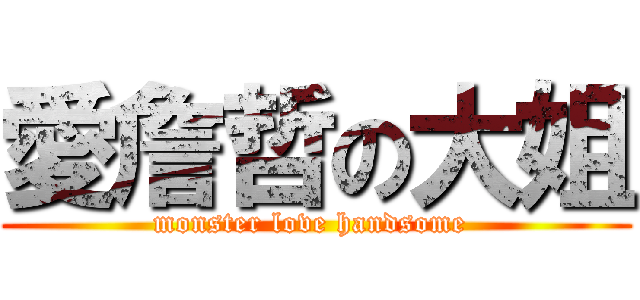 愛詹哲の大姐 (monster love handsome )
