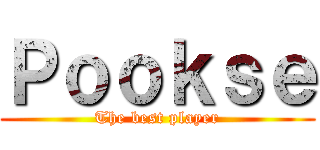 Ｐｏｏｋｓｅ (The best player)