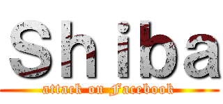 Ｓｈｉｂａ (attack on Facebook)