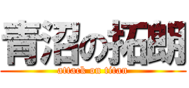 青沼の拓朗 (attack on titan)