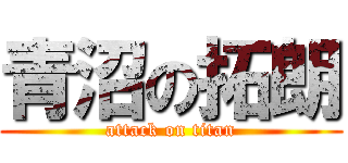 青沼の拓朗 (attack on titan)