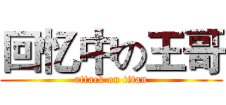 回忆中の王哥 (attack on titan)