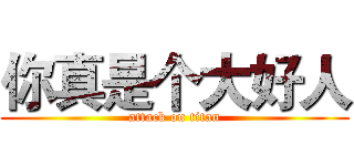 你真是个大好人 (attack on titan)