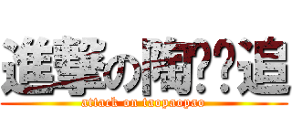 進撃の陶軳軳追 (attack on taopaopao)